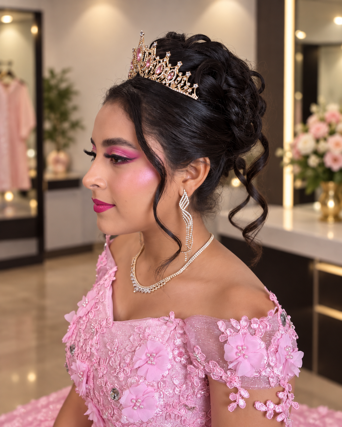 Maquillaje y peinado profesional